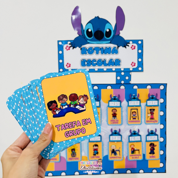 ROTINA ESCOLAR STITCH - Imagem 2