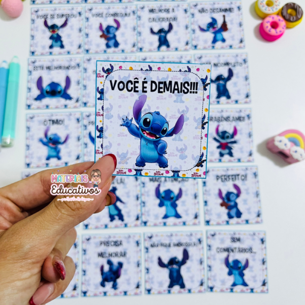 ADESIVOS INCENTIVOS STITCH - Imagem 2