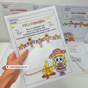 Kit atividades interativas junina – Arraiá Divertido para Educação Infantil