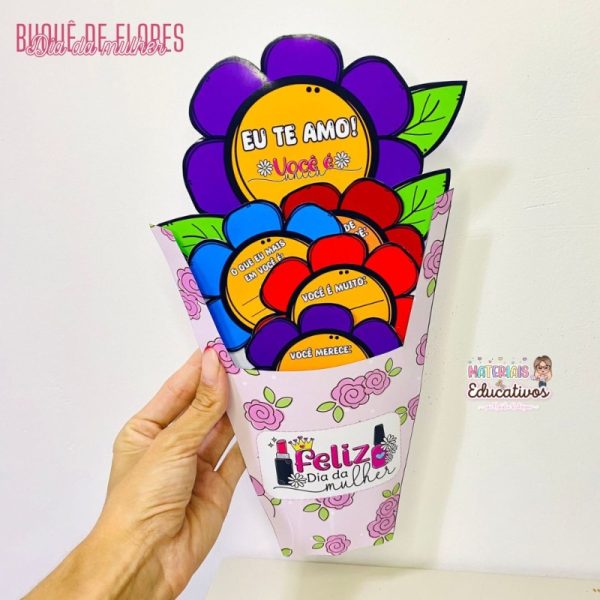 BUQUÊ DE FLORES- DIA DA MULHER - Imagem 3