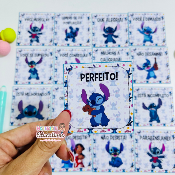 ADESIVOS INCENTIVOS STITCH - Imagem 3