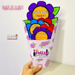 BUQUÊ DE FLORES- DIA DA MULHER