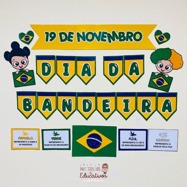 PAINEL DIA DA BANDEIRA+ MOLDURA
