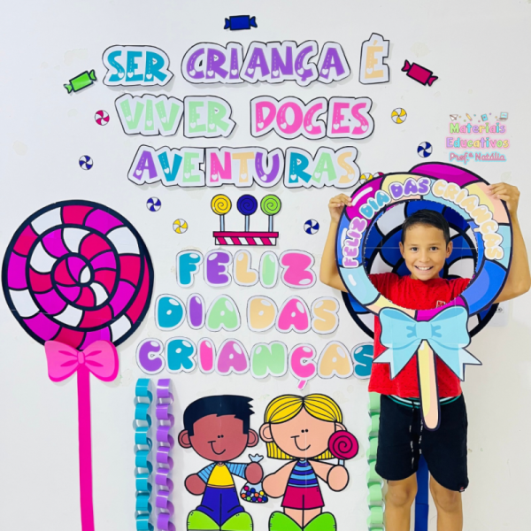 PAINEL DIA DAS CRIANÇAS DOCE AVENTURA - Imagem 3