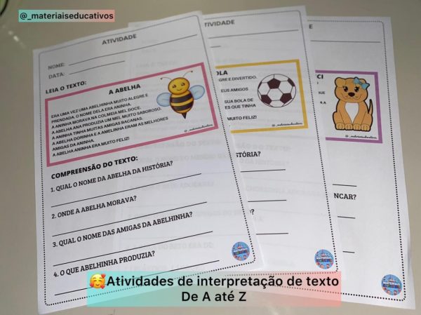 LEITURA E INTERPRETAÇÃO- BASTÃO E CURSIVA - Imagem 2