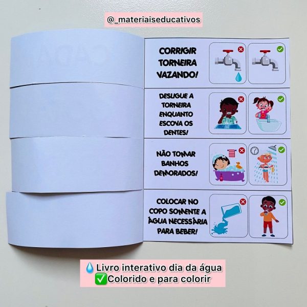 LIVRO INTERATIVO- DIA DA ÁGUA - Imagem 2