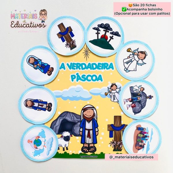 A VERDADEIRA PÁSCOA- HISTORINHA NA LUVA