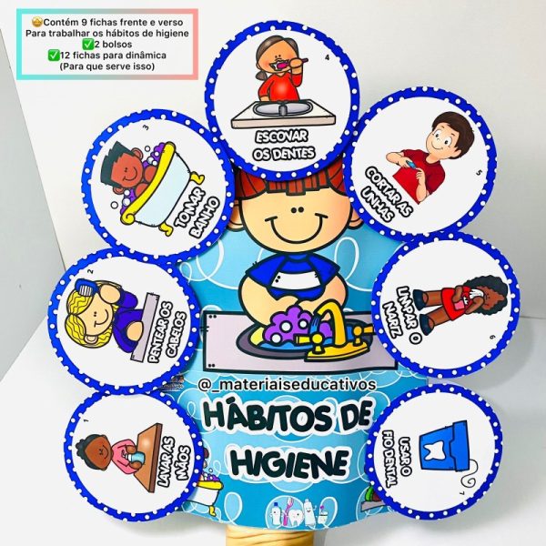 HÁBITOS DE HIGIENE-LUVA 2 EM 1