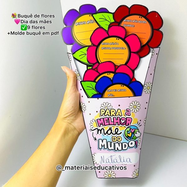 BUQUÊ DE FLORES - DIAS DAS MÃES