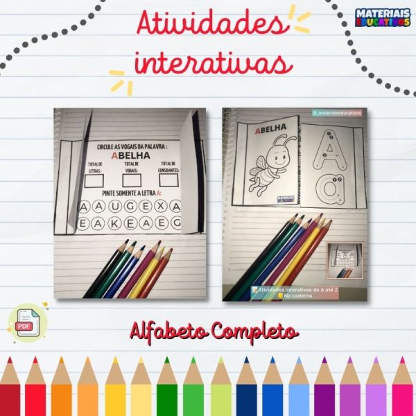 ATIVIDADES INTERATIVAS DO ALFABETO