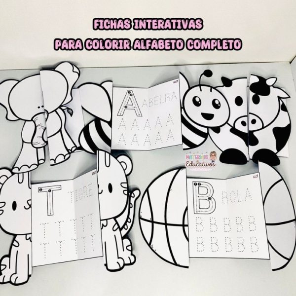 FICHAS INTERATIVAS PARA COLORIR - Imagem 2
