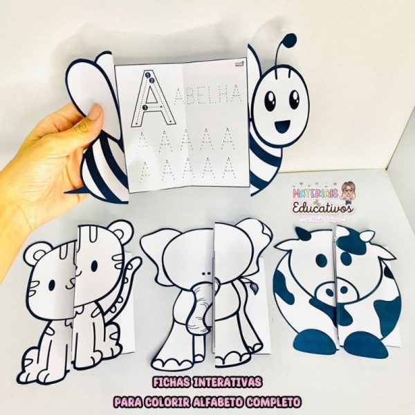 FICHAS INTERATIVAS PARA COLORIR