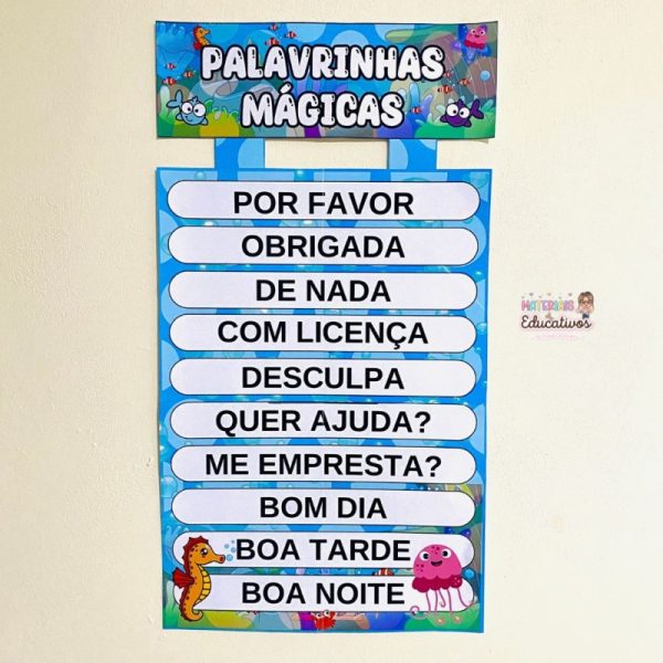 PALAVRINHAS MÁGICAS-FUNDO DO MAR