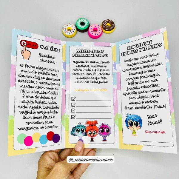 FOLDER FÉRIAS CRIANÇAS "DIVERTIDA MENTE"