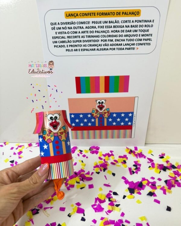 LANÇA CONFETE PALHACINHO