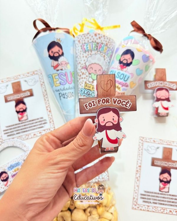 KIT LEMBRANCINHAS PÁSCOA CRISTÃ - Imagem 3