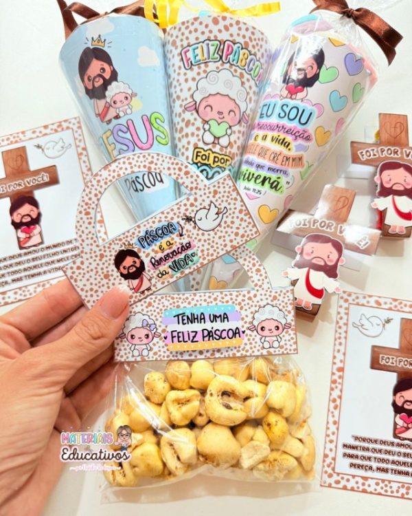 KIT LEMBRANCINHAS PÁSCOA CRISTÃ - Imagem 2