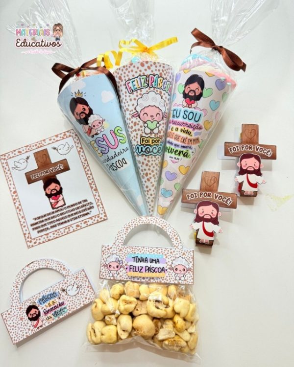 KIT LEMBRANCINHAS PÁSCOA CRISTÃ