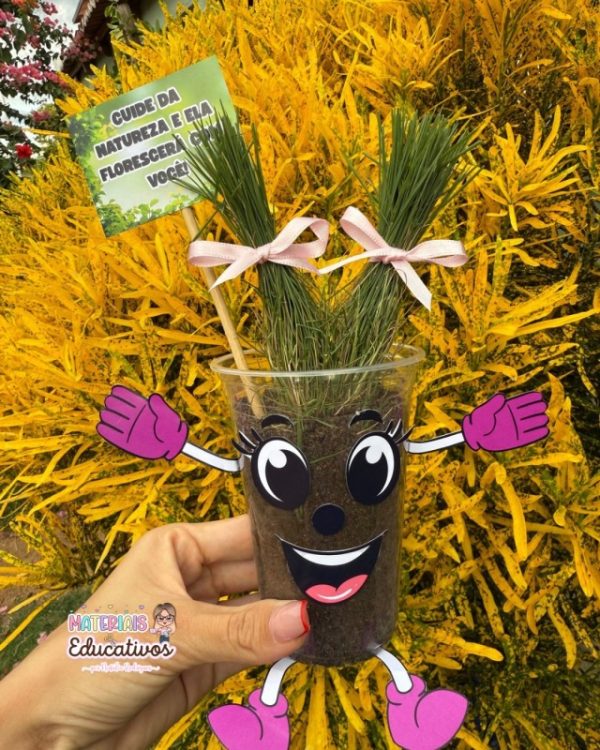 PLANTINHA INTERATIVA NO COPO - Imagem 2