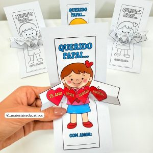 Cartão Abraço no Papai