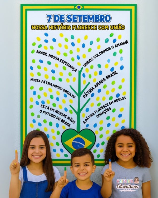 MURAL DEDINHOS INDEPENDÊNCIA DO BRASIL