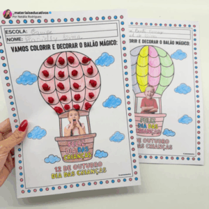 ATIVIDADE INTERATIVA BALÃO MÁGICO