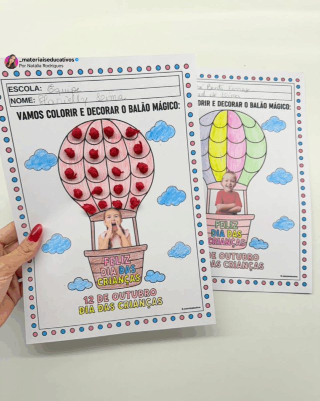 ATIVIDADE INTERATIVA BALÃO MÁGICO
