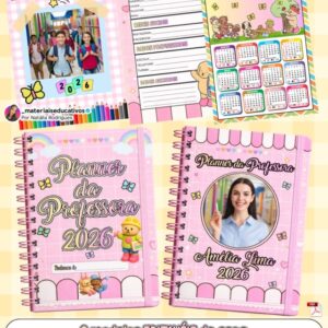 Planner da Professora 2026 – Versão Bobbie Goods