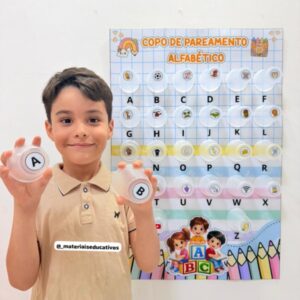 Copo de Pareamento Alfabético