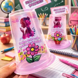 COPO JARDIM DE AMOR - LEMBRANCINHA DIA DA MULHER