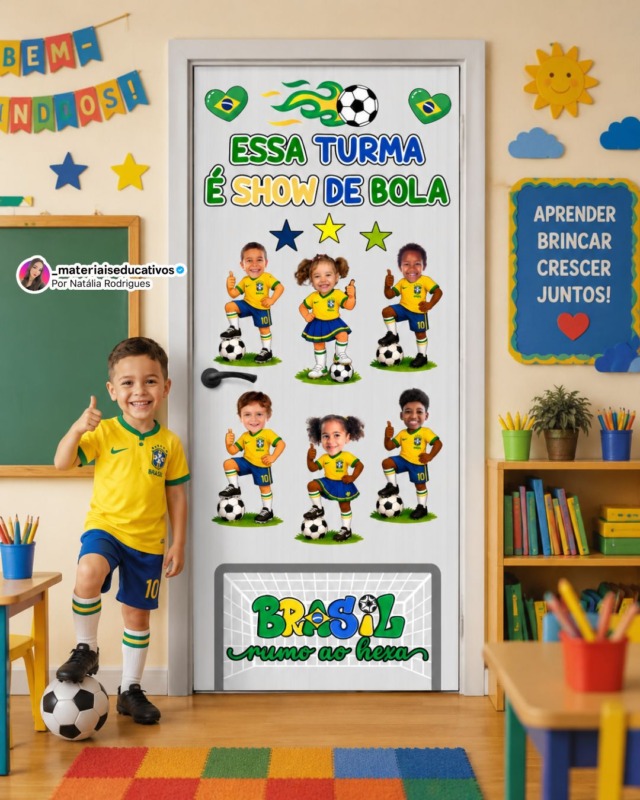 PAINEL DE PORTA – ESSA TURMA É SHOW DE BOLA!