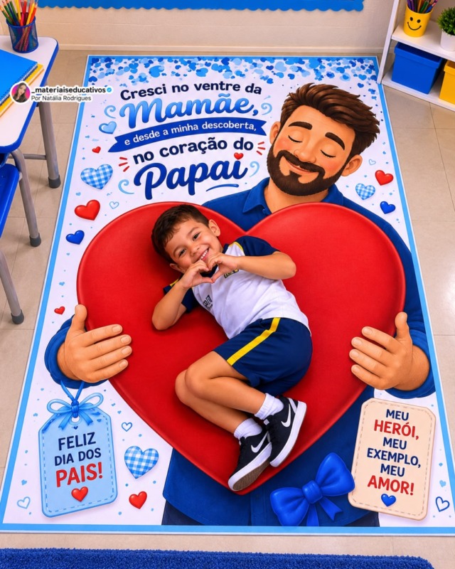 TAPETE PARA FOTOS DIA DOS PAIS