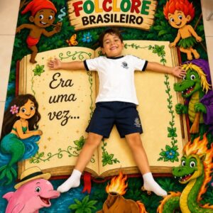 📚✨ Tapete Fotográfico – Folclore Brasileiro 🇧🇷🌿