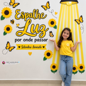 Painel Espalhe Luz – Setembro Amarelo para Imprimir